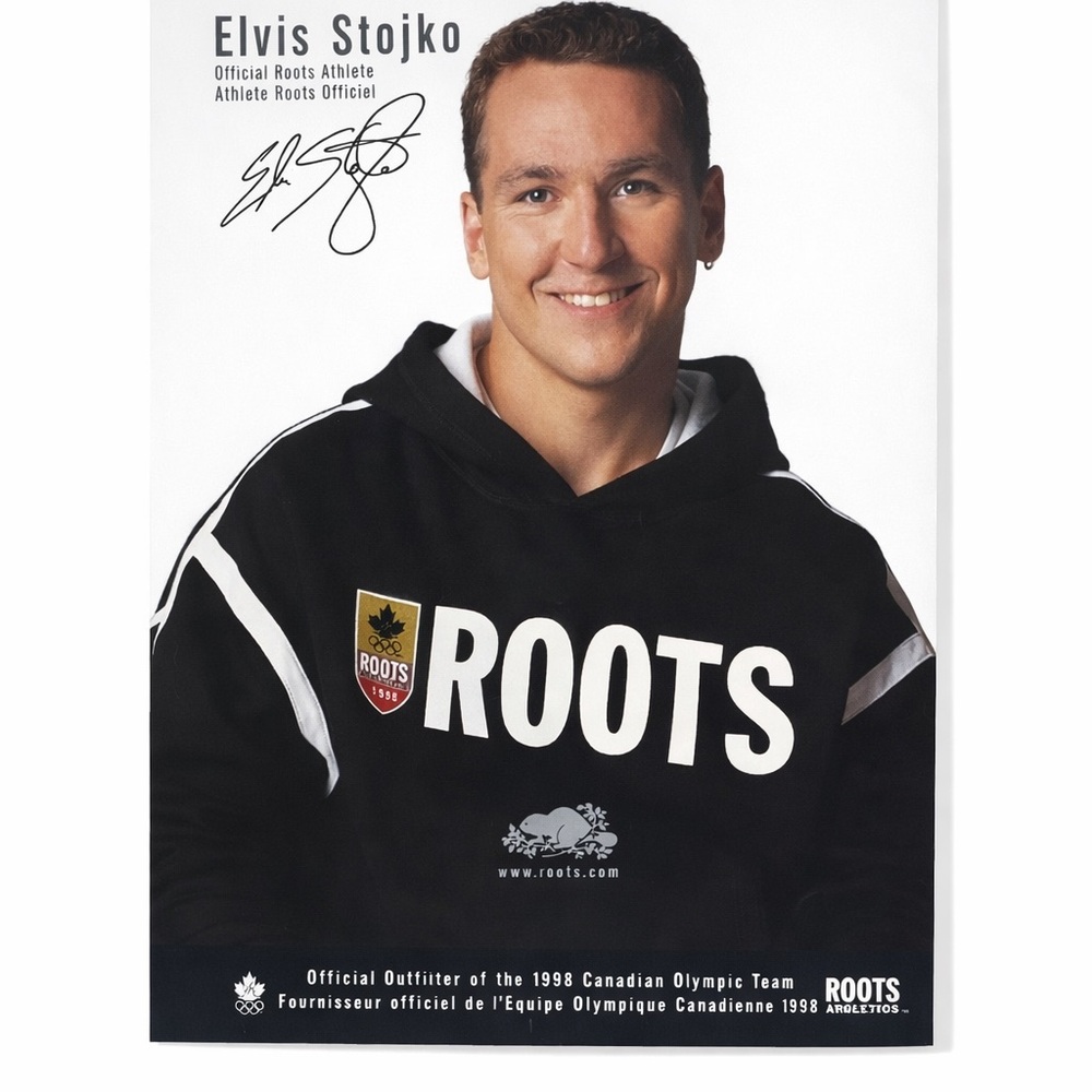 Vintage Roots Elvis Stojko Poster from the 1998 Winter Olympics
